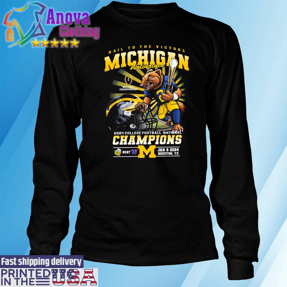 Official Hail to the Victors Michigan Wolverines Mascot 2024 College ...