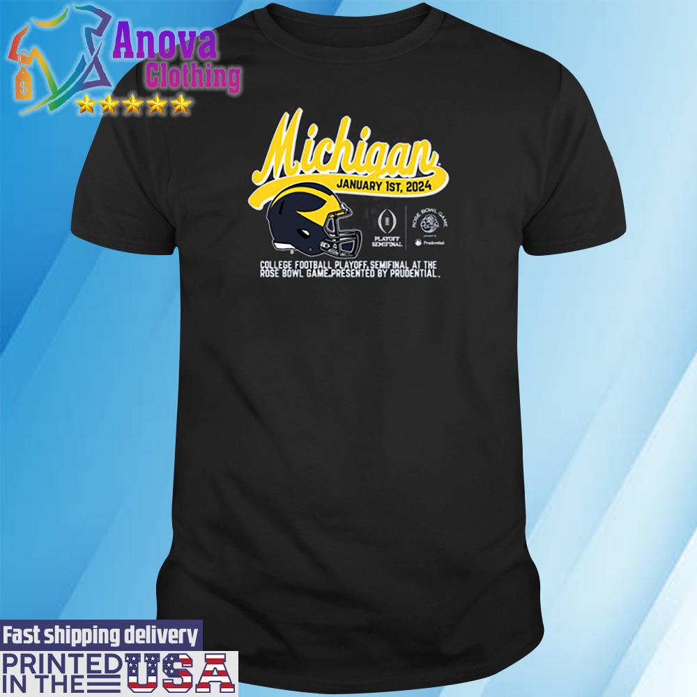 Official University Of Michigan Football 2024 Rose Bowl Game Shirt   Official University Of Michigan Football 2024 Rose Bowl Game Shirt Shirt 